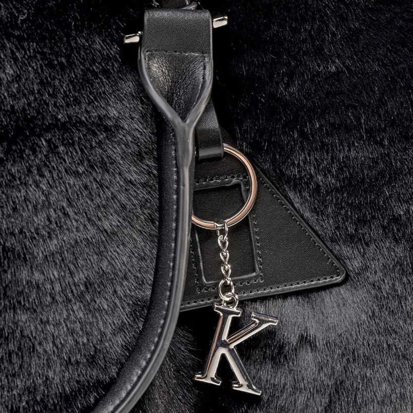 Sac de voyage noir tout doux - Mika - Kare Design