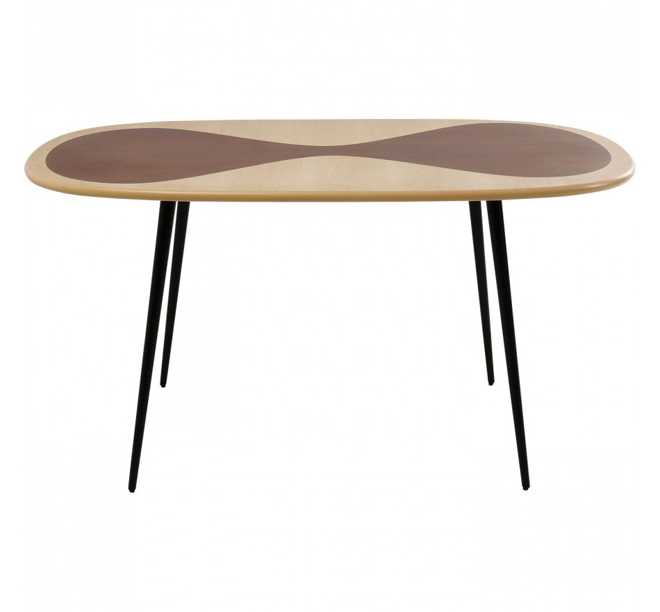 Table Petal 150x90cm black Kare Design