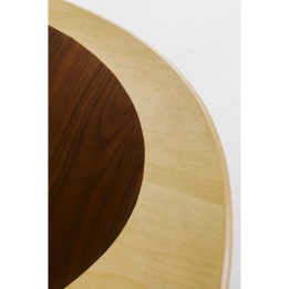 Table Petal Nature noir 150x90cm