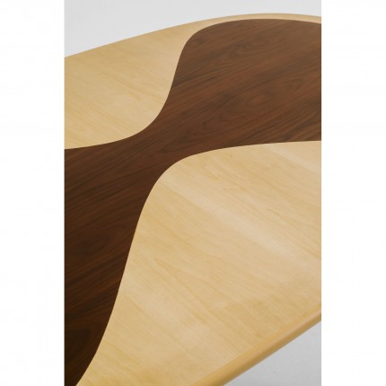 Table Petal 150x90cm noire Kare Design