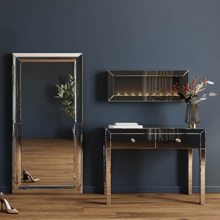 Console Luxury 100x40cm argentée Kare Design Console Luxury 100x40cm argentée Kare Design