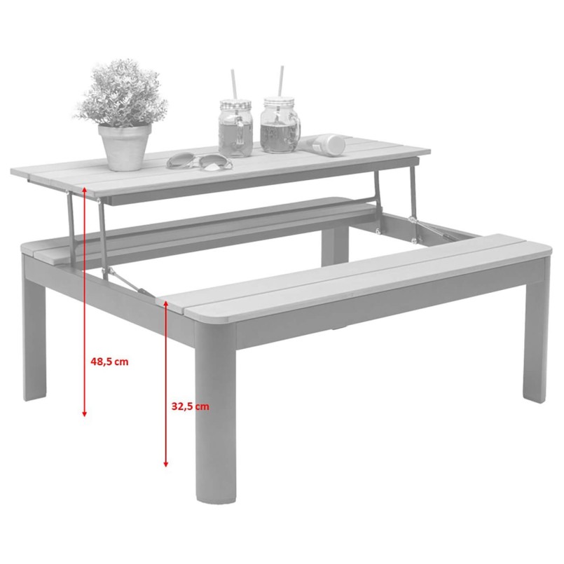 Salon de jardin détente 4 places - Acapulco Happy Day - Kare Design
