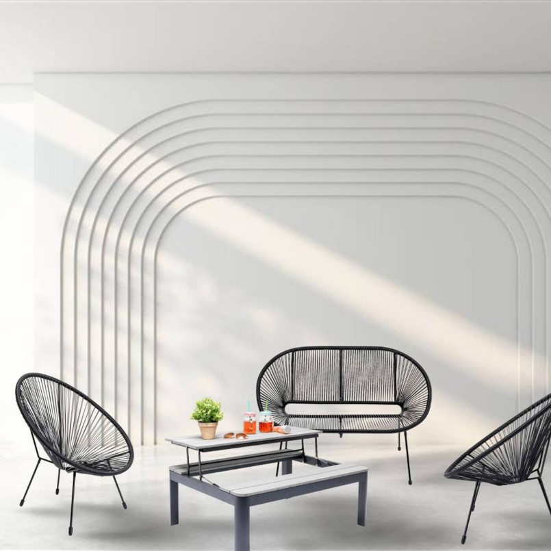Outdoor Set Acapulco Happy Day grey Kare Design