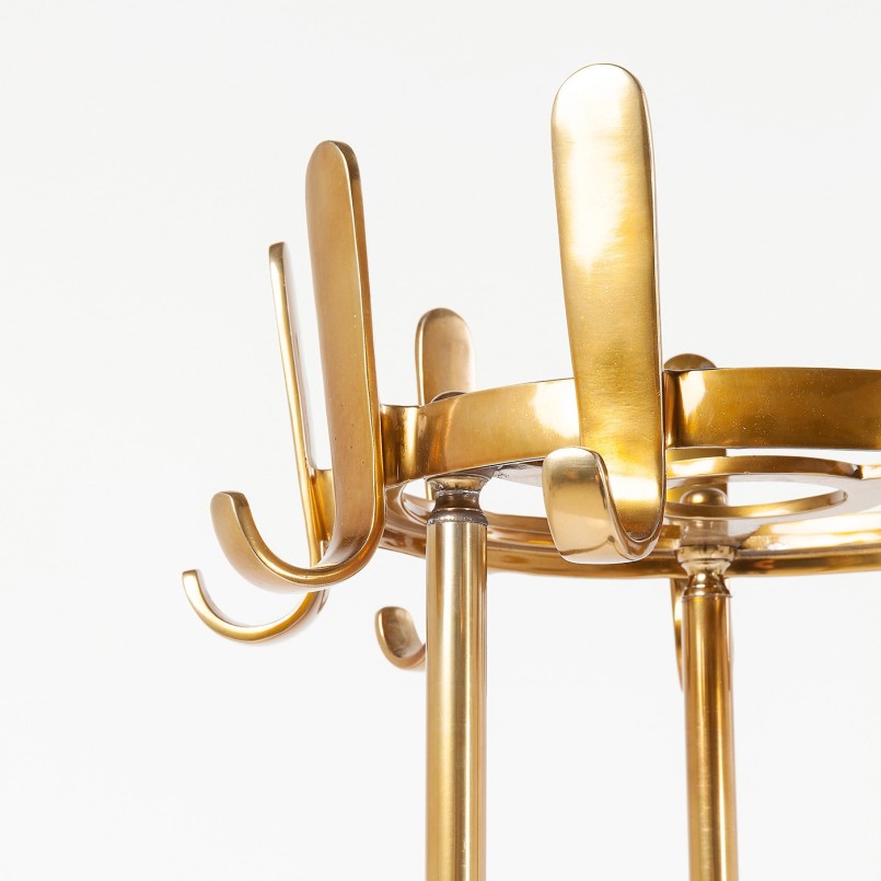 Golden retro coat rack - Gala - Kare Design