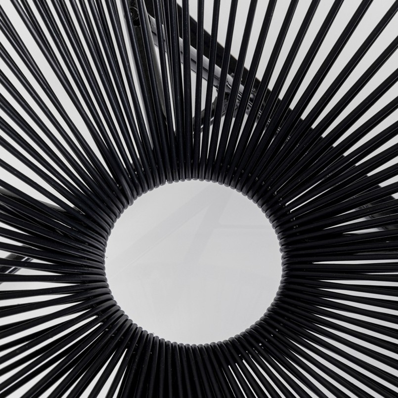 Black garden rocking chair - Acapulco - Kare Design