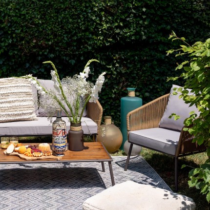 Fauteuil de jardin Elba marron Kare Design