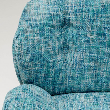 Fauteuil pivotant Cosy bleu Kare Design