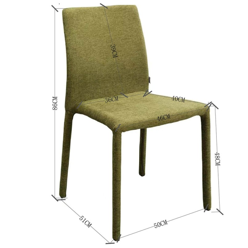 Green chair - Bologna - Kare Design