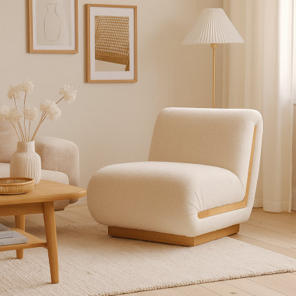 Armchair Hilda cream Kare Design Armchair Hilda cream Kare Design