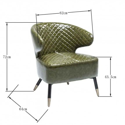Armchair Session Green Kare Design Armchair Session Green Kare Design