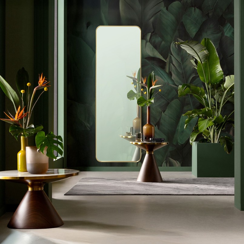 Miroir rectangulaire en laiton - Simply - Kare Design