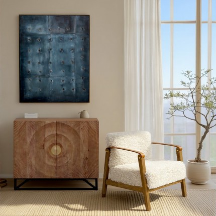 Armchair Simon cream Kare Design Armchair Simon cream Kare Design