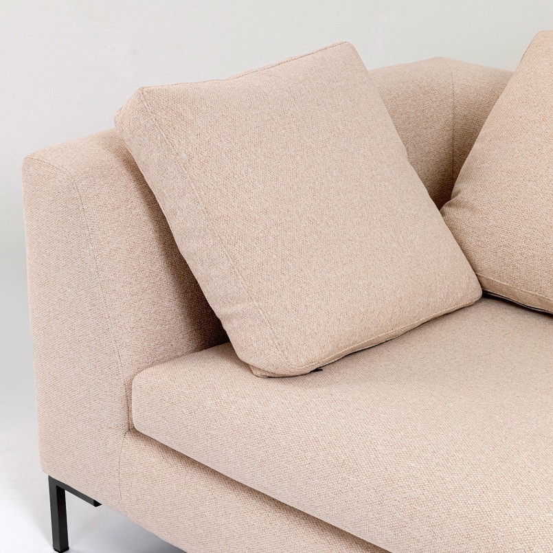 Beige contemporary corner sofa - Gianna - Kare Design