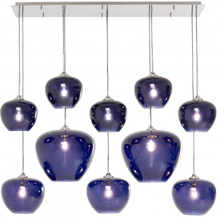 Pendant Lamp Sphere 10 blue Kare Design