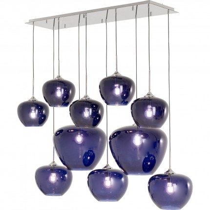 Suspension Sphere 10 bleue Kare Design