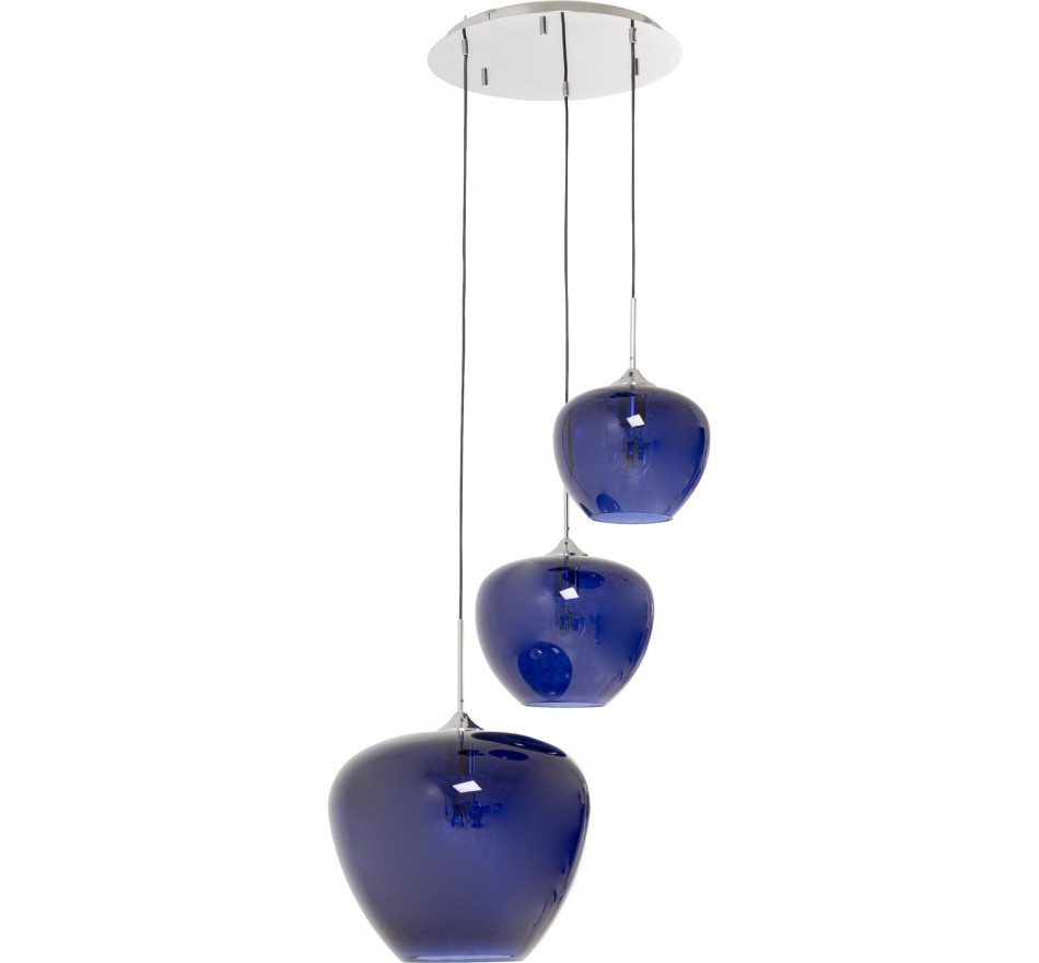 Suspension Sphere 3 bleue Kare Design Suspension Sphere 3 bleue Kare Design