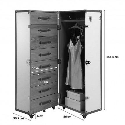 Wardrobe Trunk Venezia Kare Design