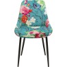 Chaise East Side Flower Fever bleu