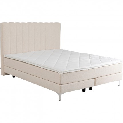 Bed boxspring Benito Comet beige Kare Design