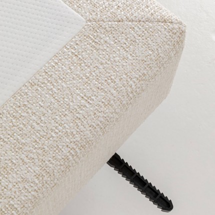 Bed boxspring Benito Comet beige Kare Design