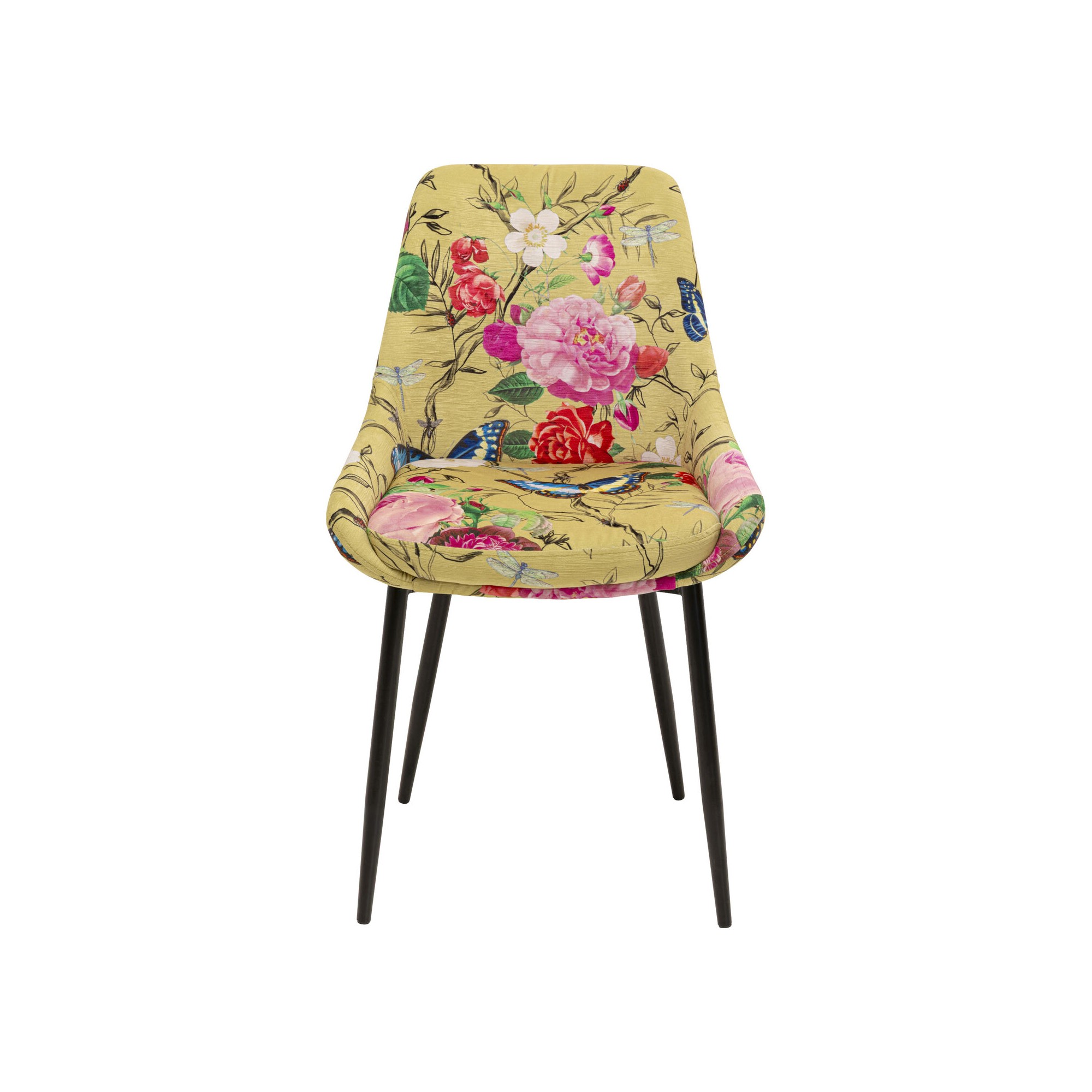 Chaise East Side Flower Fever jaune