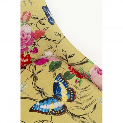 Chaise East Side Flower Fever jaune Kare Design