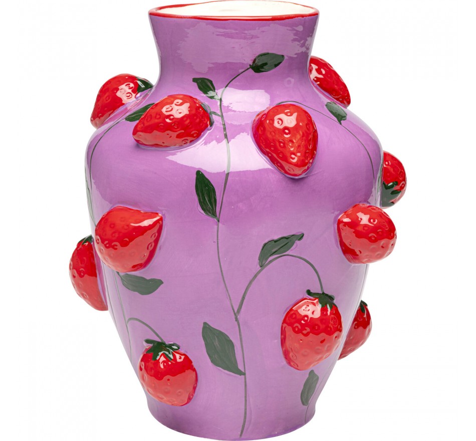 Vase wild strawberries Kare Design