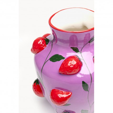 Vase fraises sauvages Kare Design