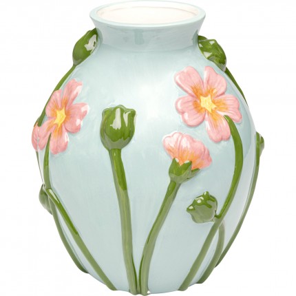 Vase bleu fleurs Kare Design Vase bleu fleurs Kare Design