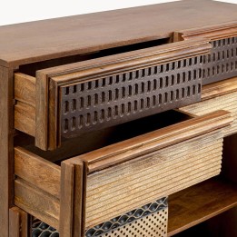 Buffet haut en bois ethnique - Gino - Kare Design