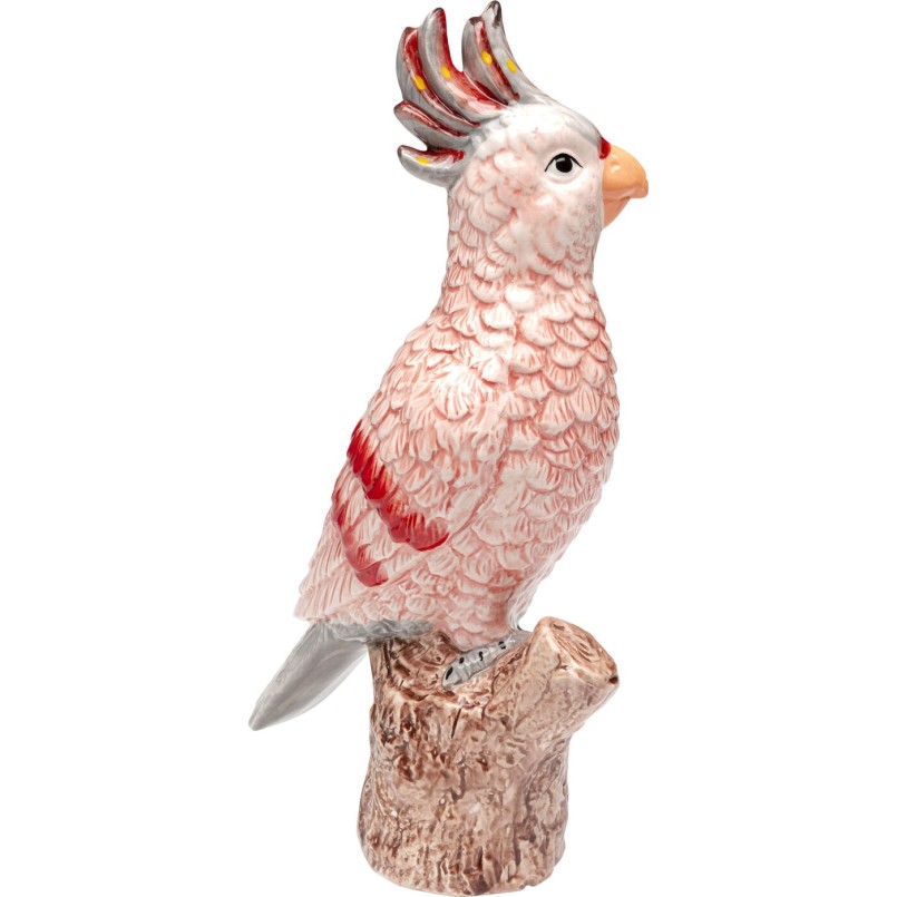 Figurine décorative Papagayo fuchsia 33cm