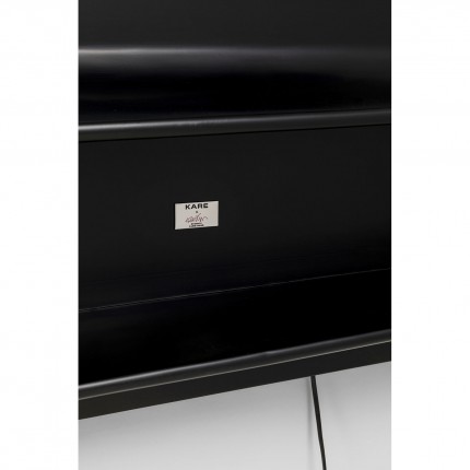 Mirror Aero LED 141x80cm black Kare Design