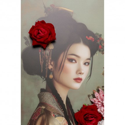 Tableau femme en kimono 84x124cm Kare Design Tableau femme en kimono 84x124cm Kare Design