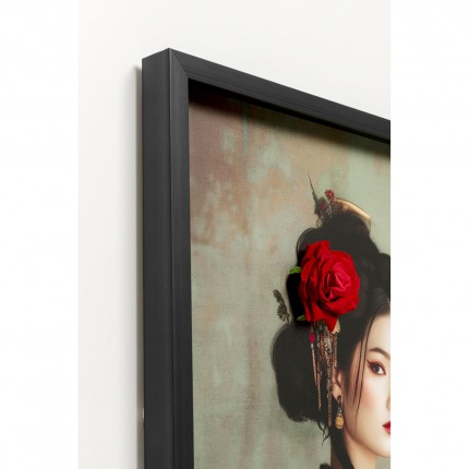 Canvas Picture woman in kimono 84x124cm Kare Design