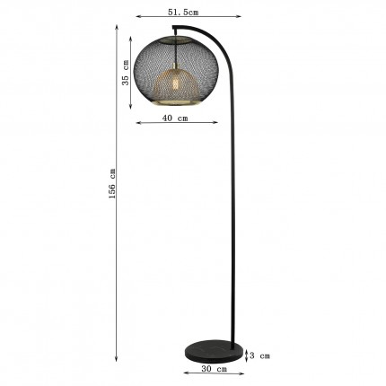 Floor Lamp Grato 156cm Kare Design