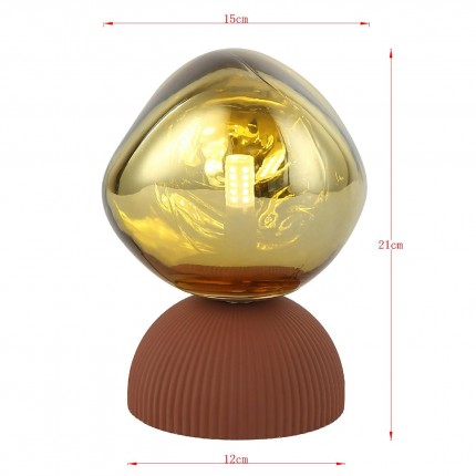Lampe Magic Ball 21cm dorée Kare Design Lampe Magic Ball 21cm dorée Kare Design