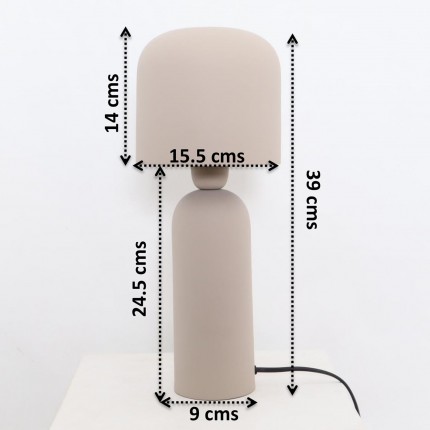 Lampe Maya beige Kare Design