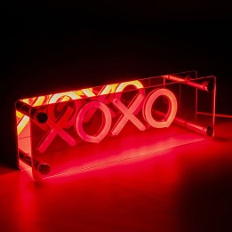 Lampe XOXO LED en verre - Font XOXO - Kare Design
