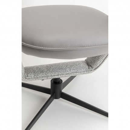 Swivel Chair Spacey grey Kare Design