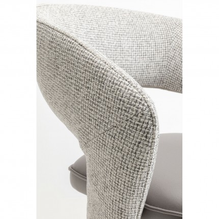 Swivel Chair Spacey grey Kare Design