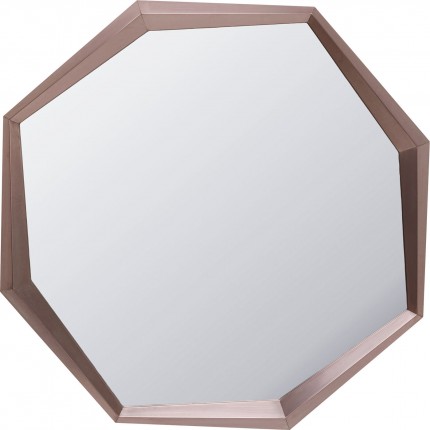 Wall Mirror Octagon 120x120cm coffee Kare Design