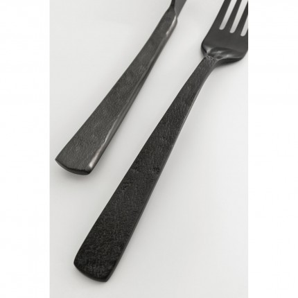 Cutlery Alana anthracite (16-part) Kare Design