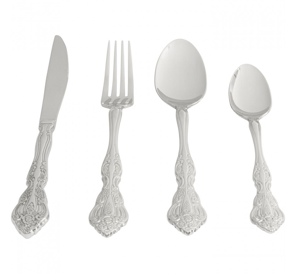 Cutlery Attina silver (16-part) Kare Design