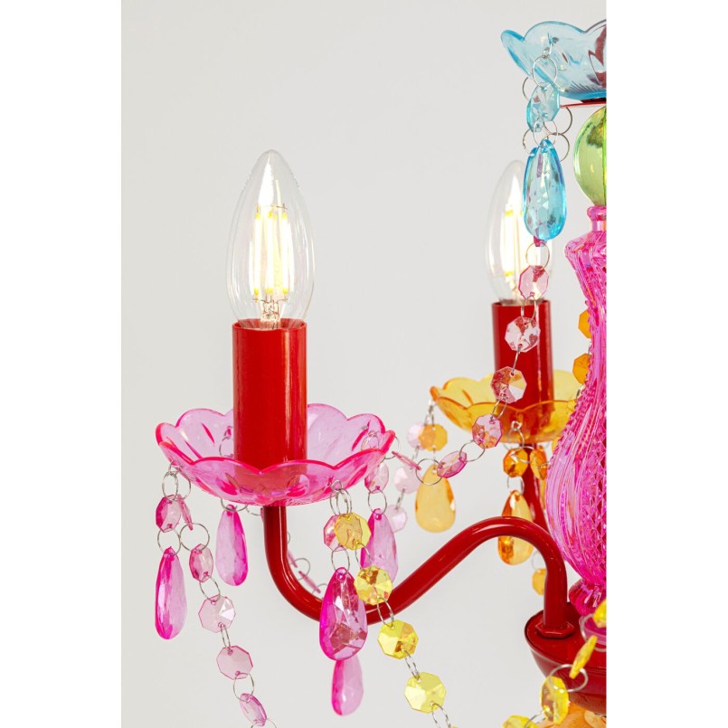 Suspension Starlight 4 branches multicolore