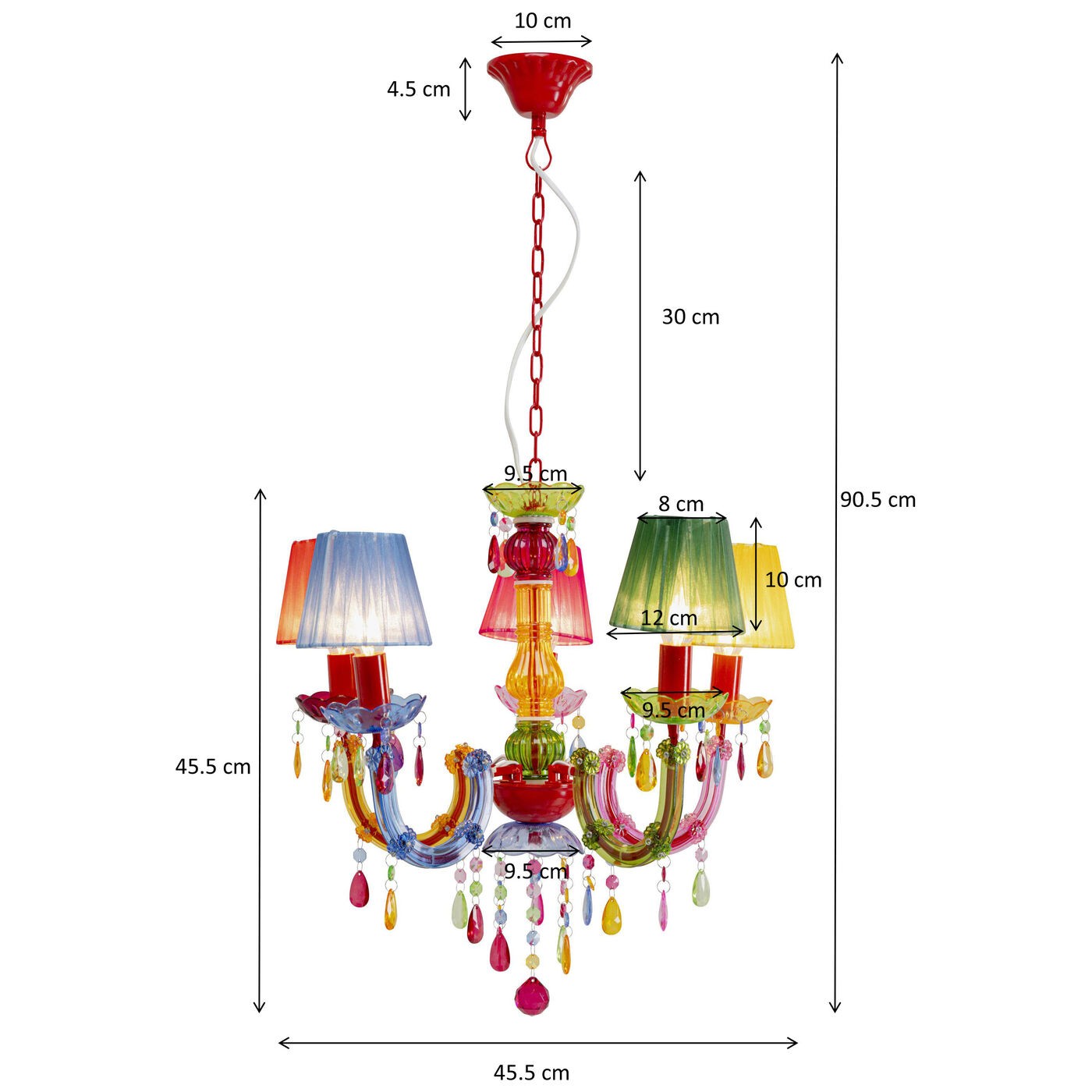 Lustre Starlight 5 bras Kare Design