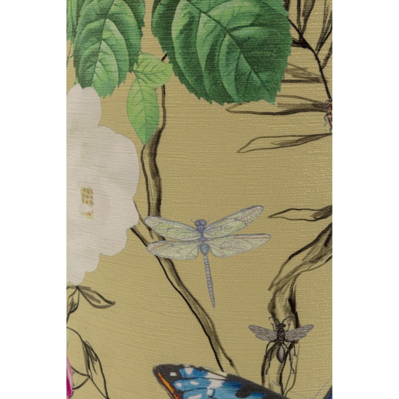Tabouret Flower Fever jaune Ø39cm