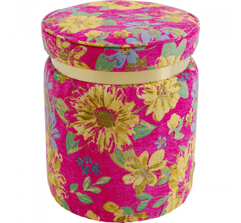 Tabouret Flower Fever 39cm rose Kare Design
