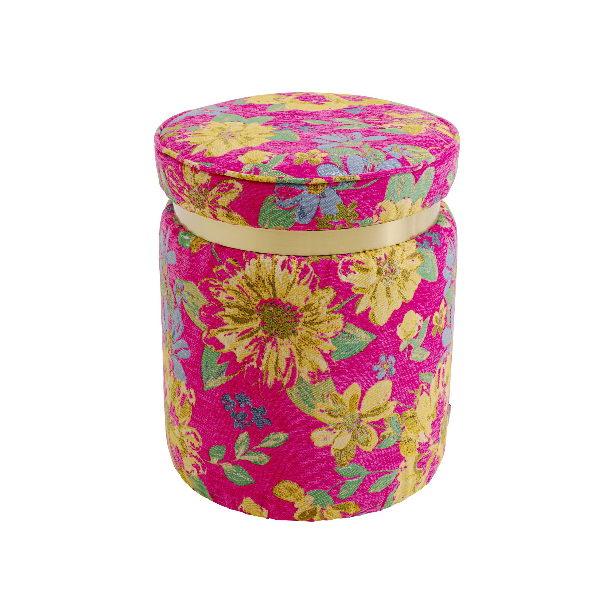 Tabouret Flower Fever pink Ø39cm