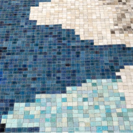 Carpet Stream blue 240x170cm Kare Design