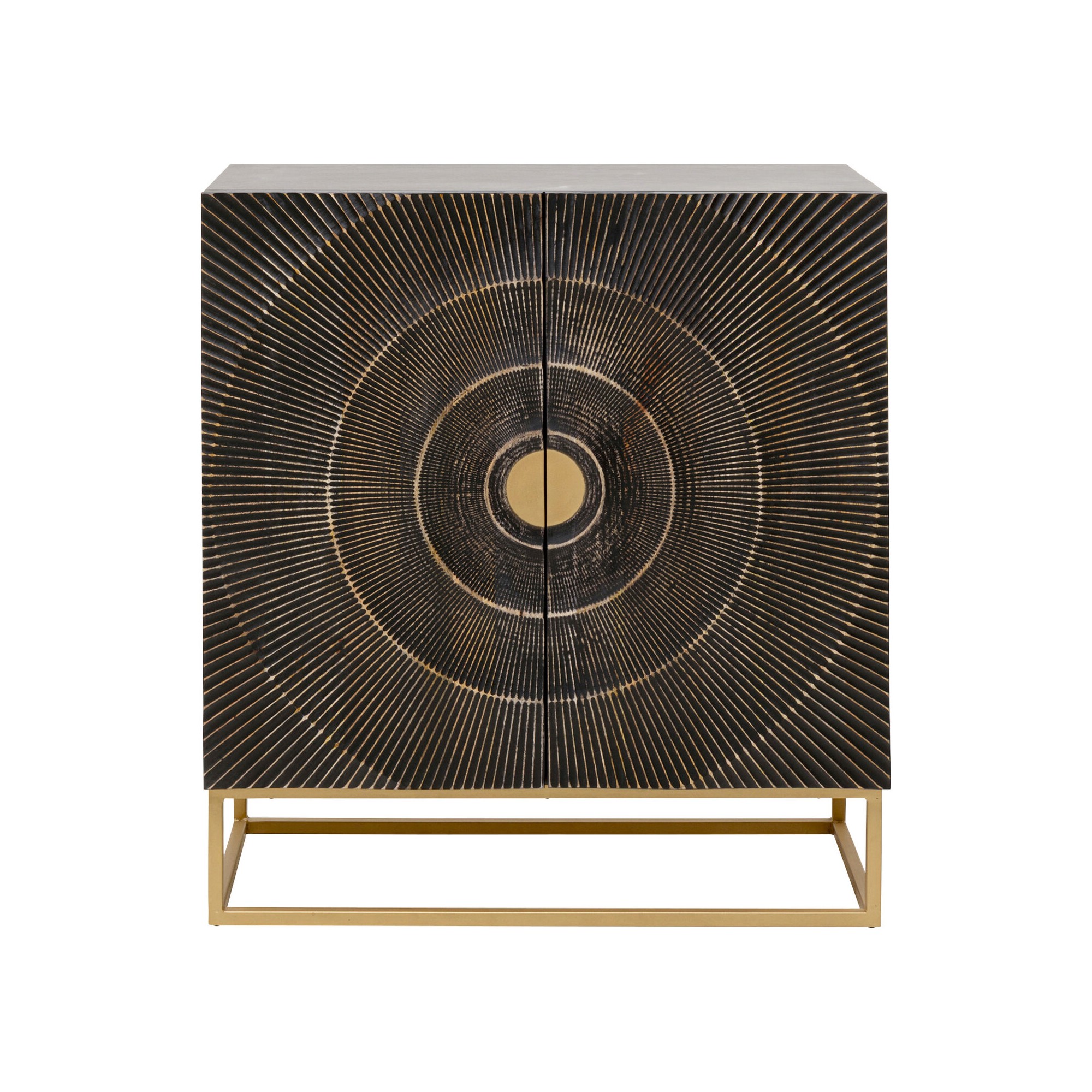 Buffet Madeira 2 portes noir Kare Design